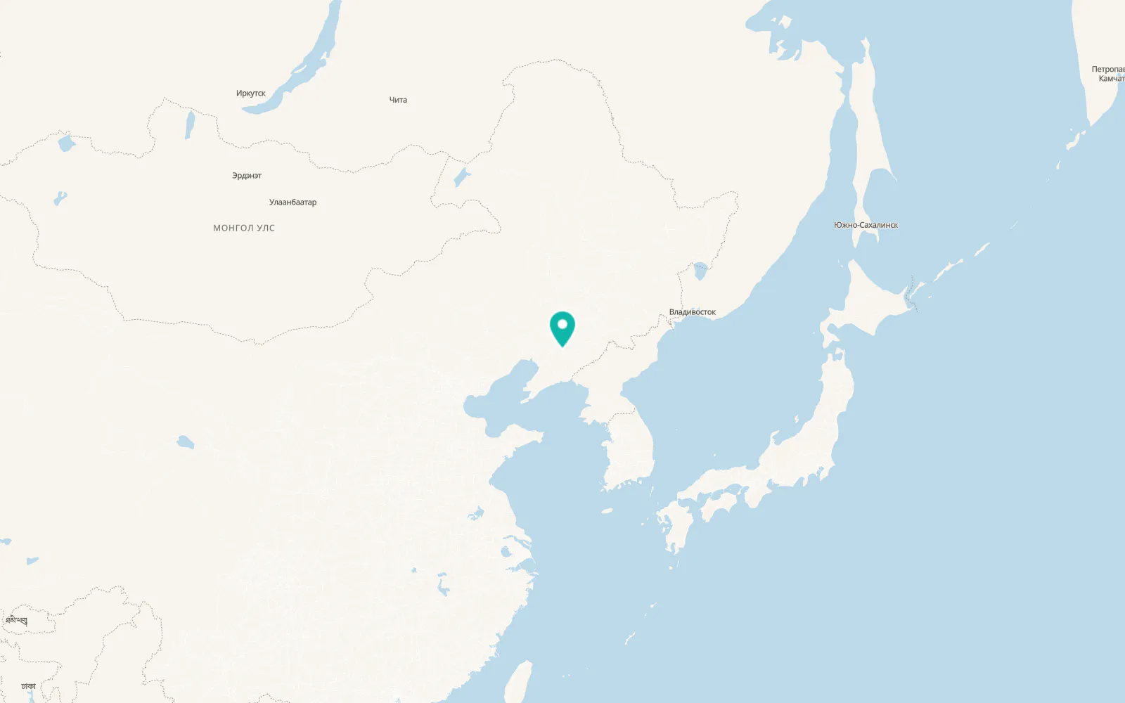 Map of Benxi