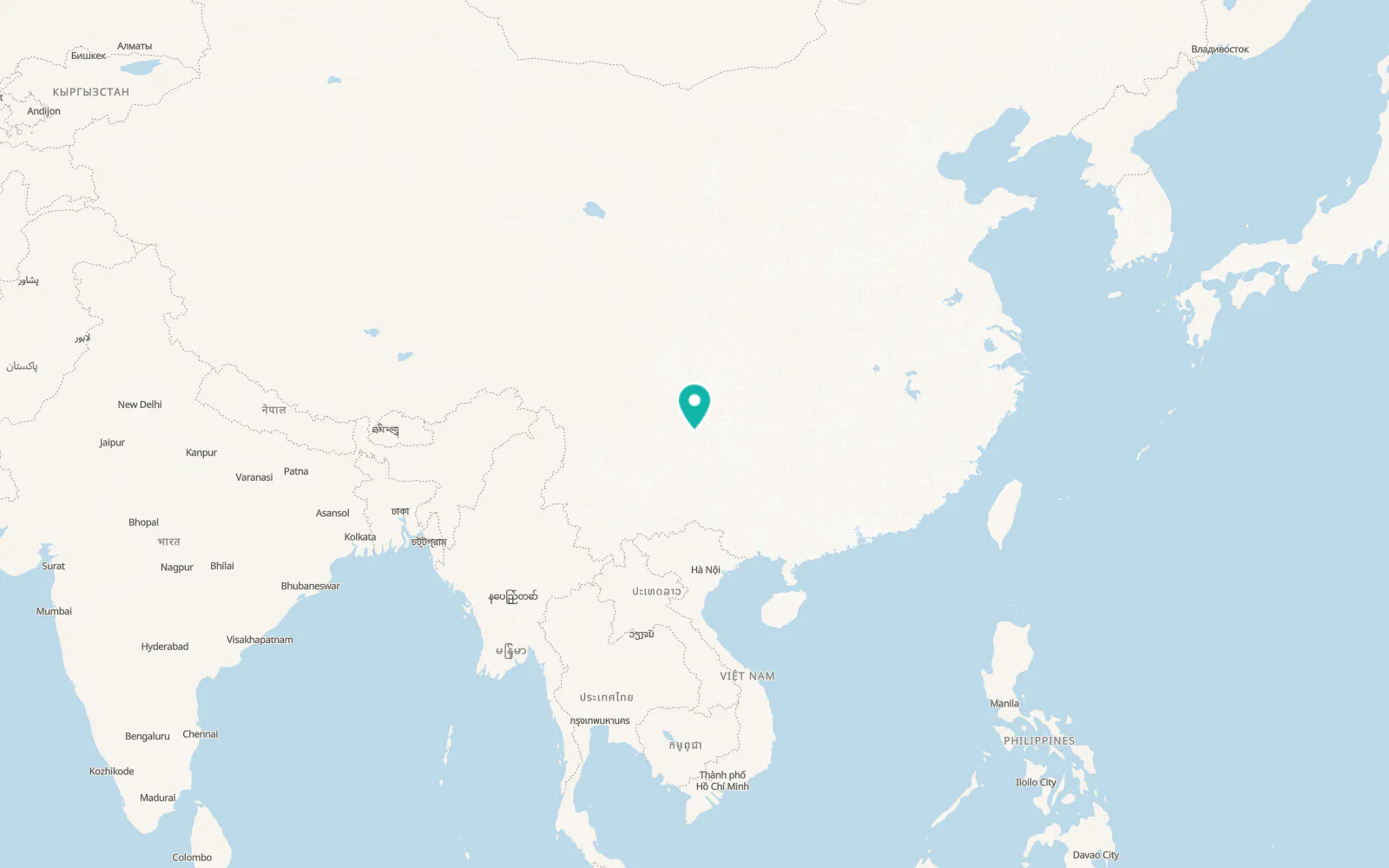 Map of Bijie