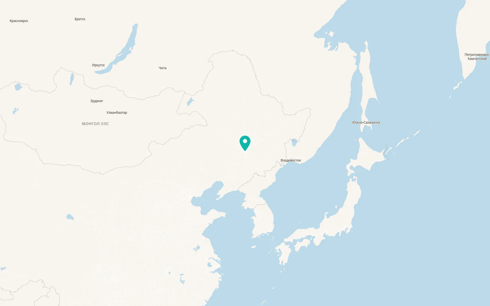 Map of Changchun
