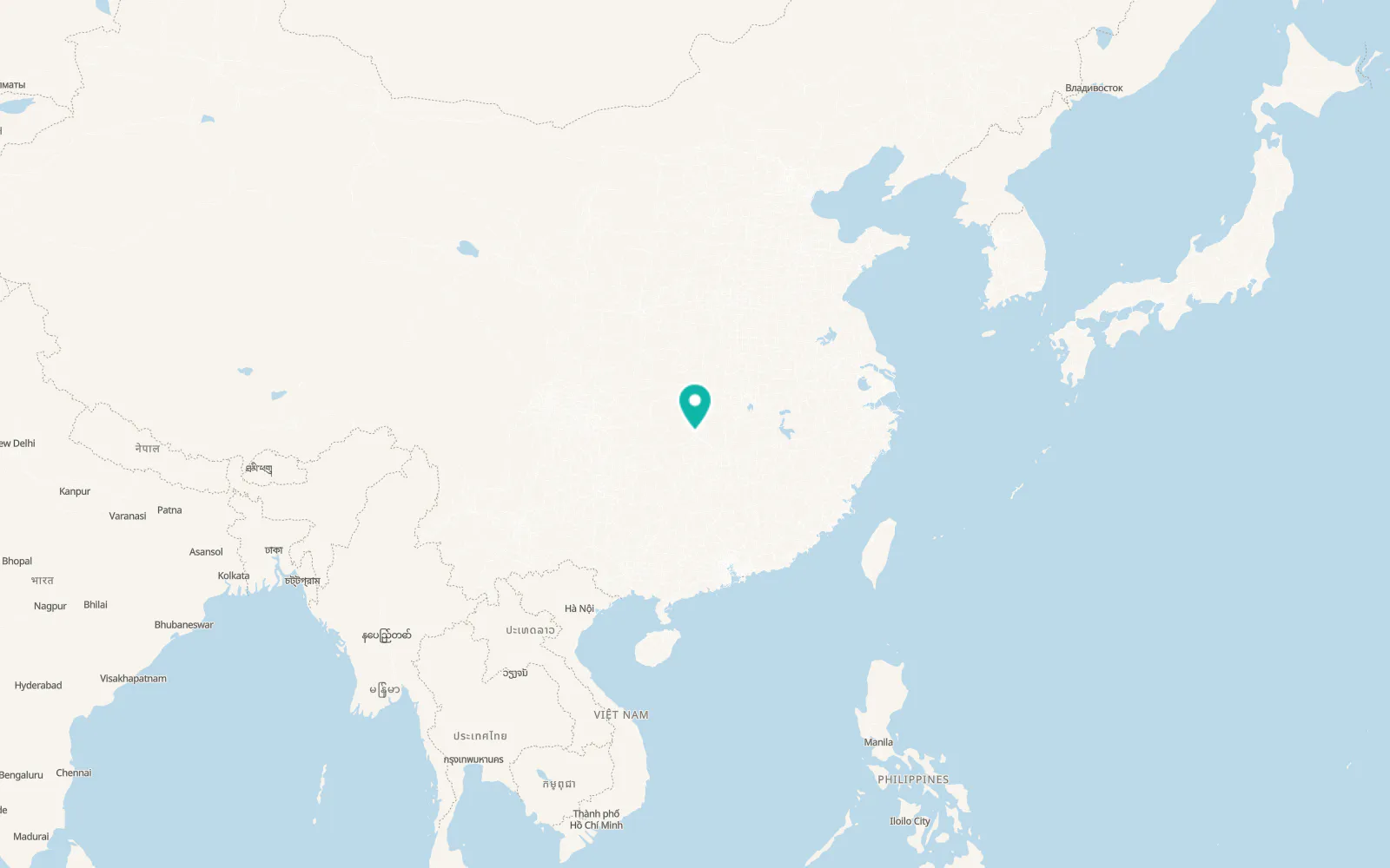 Map of Changde