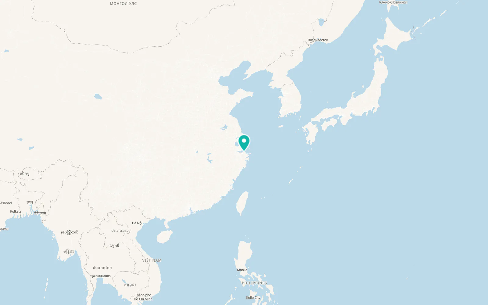 Map of Cixi