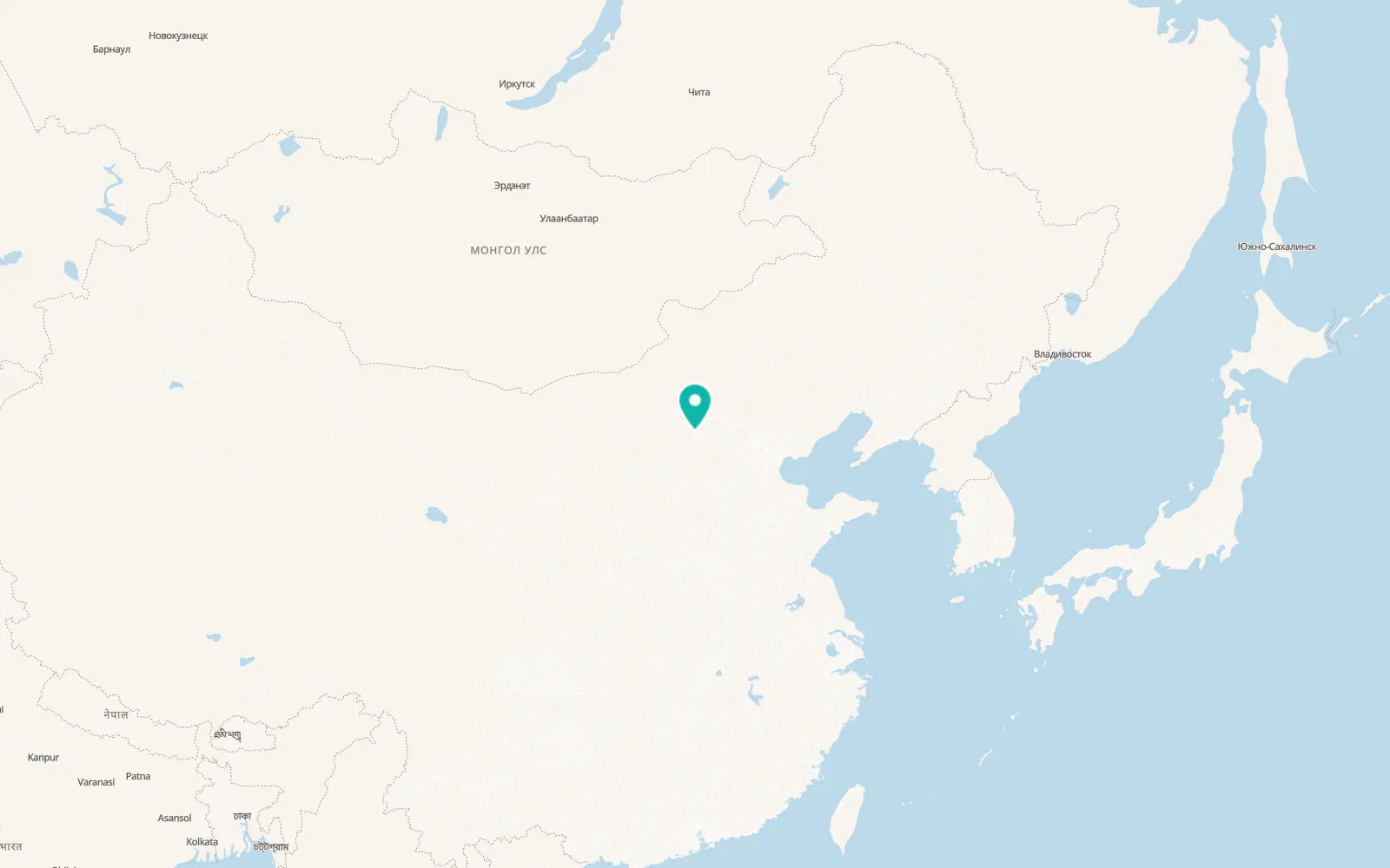 Map of Datong