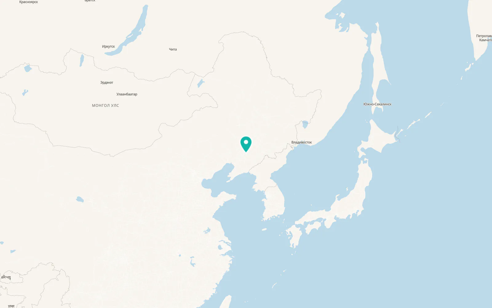 Map of Fushun