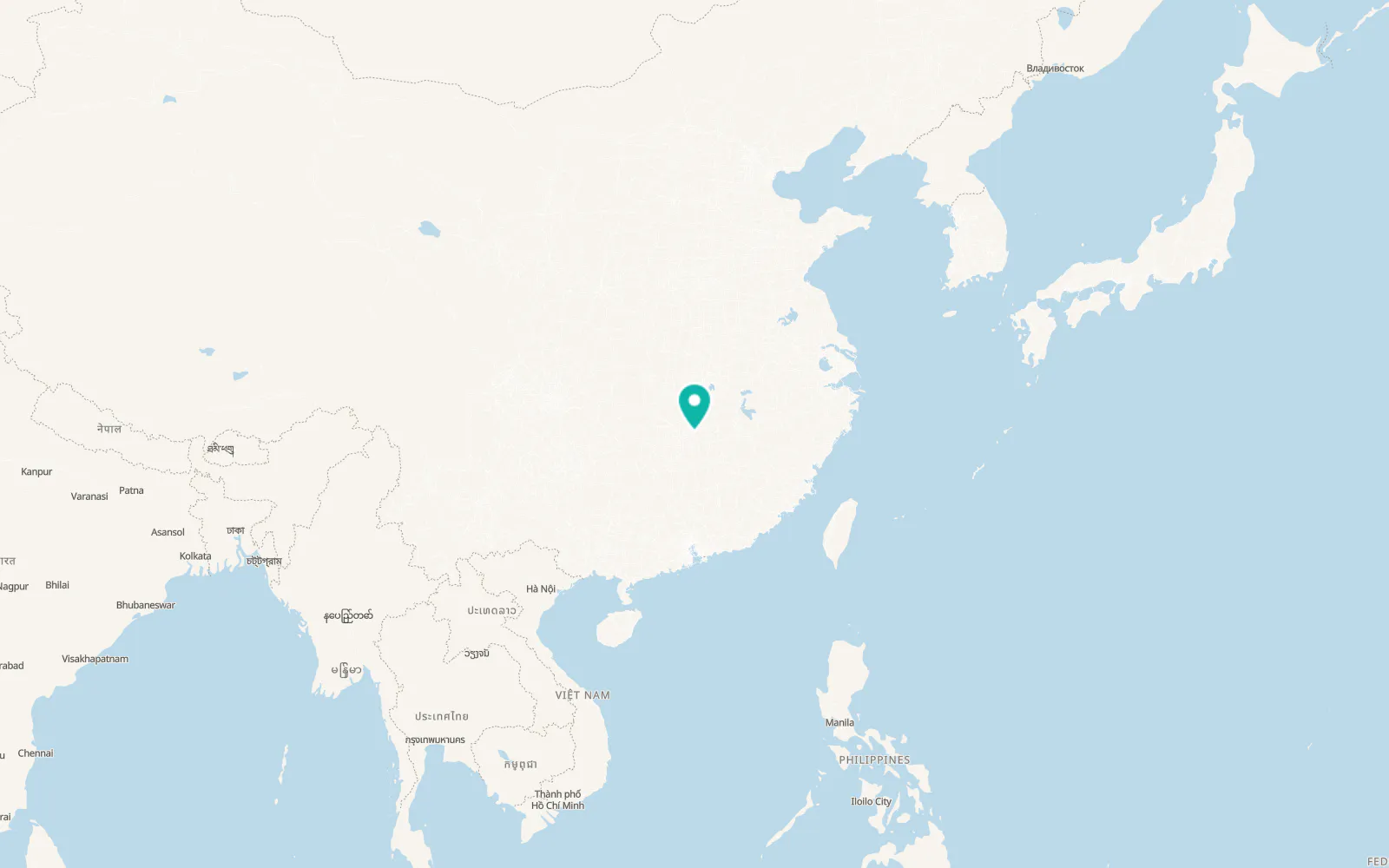 Map of Guankou