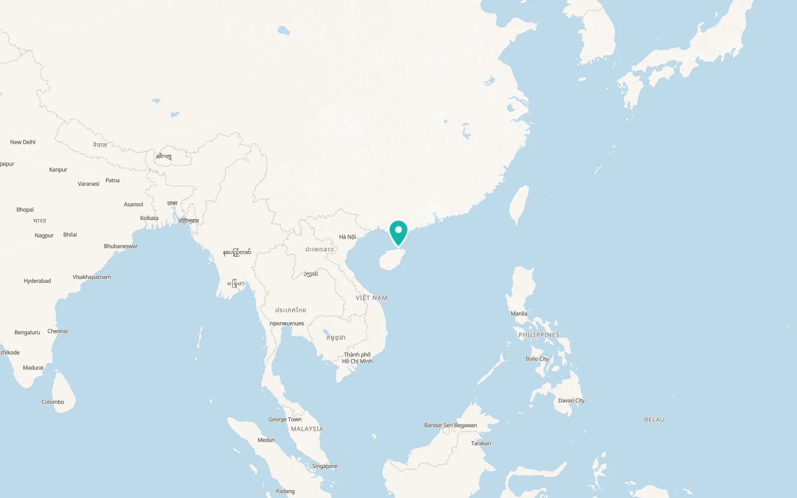 Map of Haikou