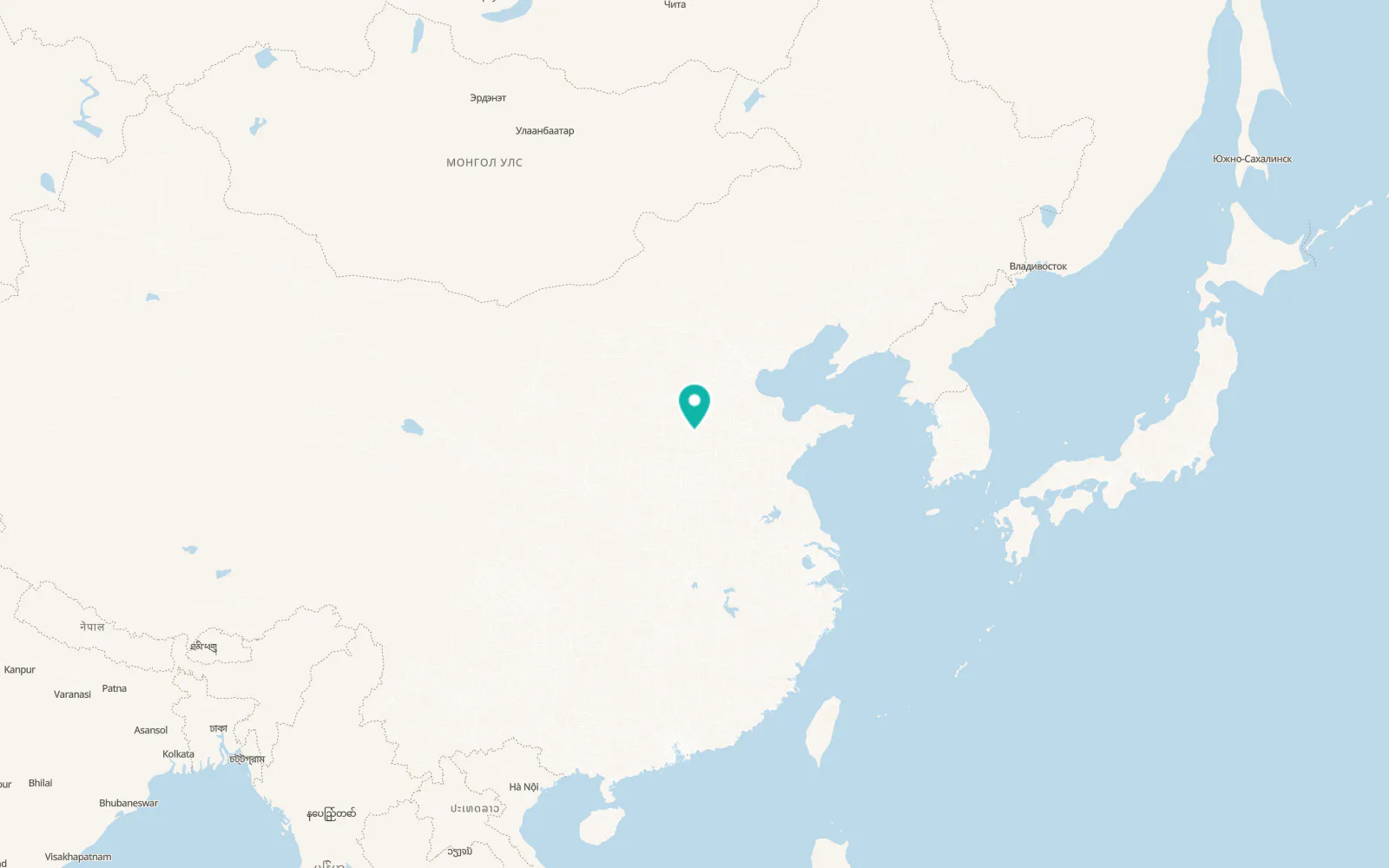 Map of Handan