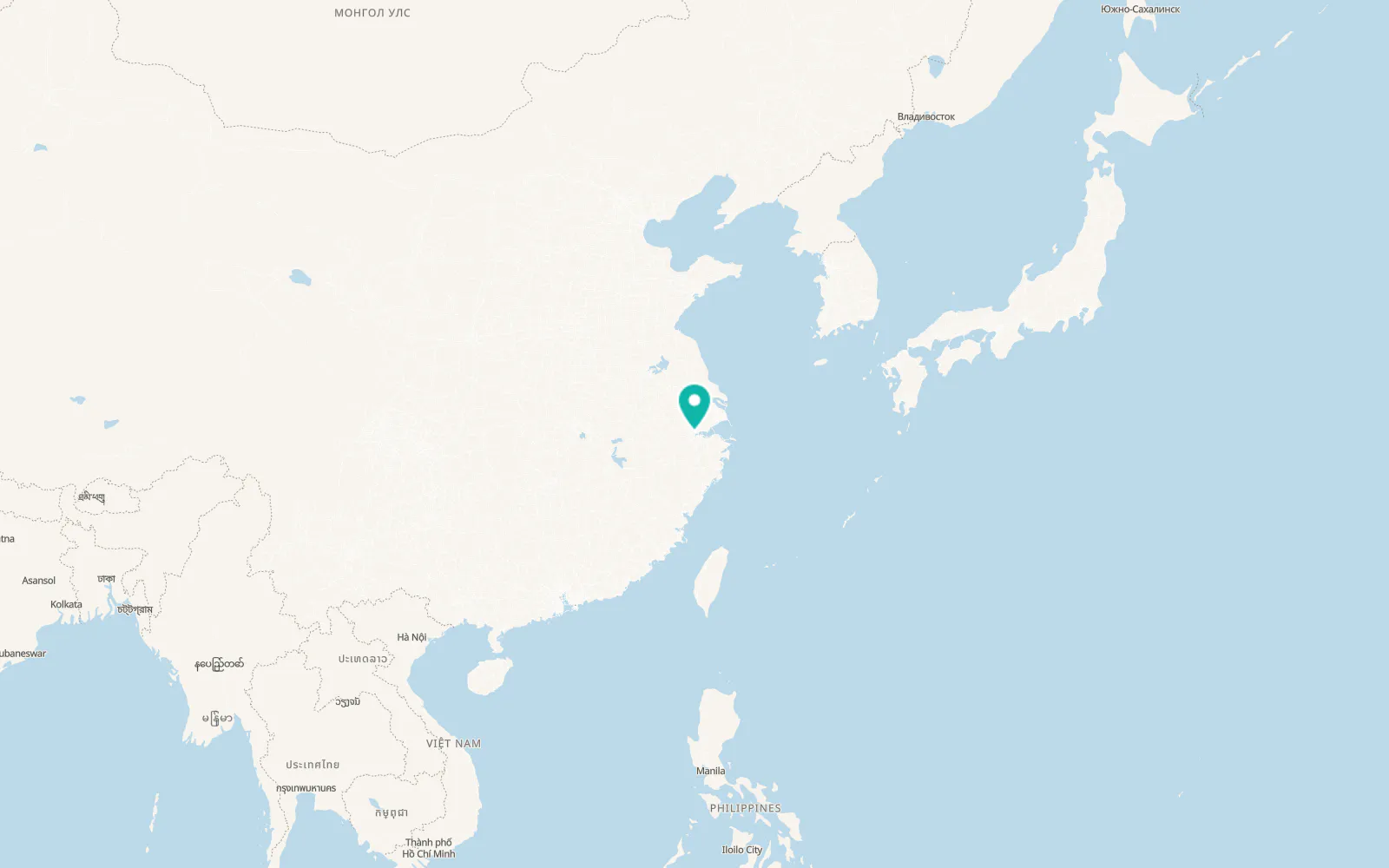Map of Hangzhou