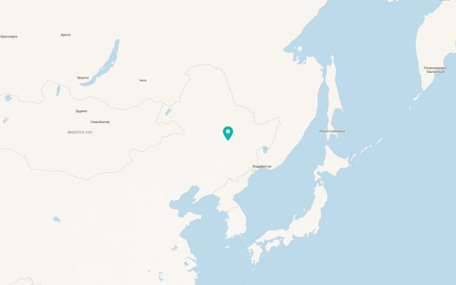Map of Harbin