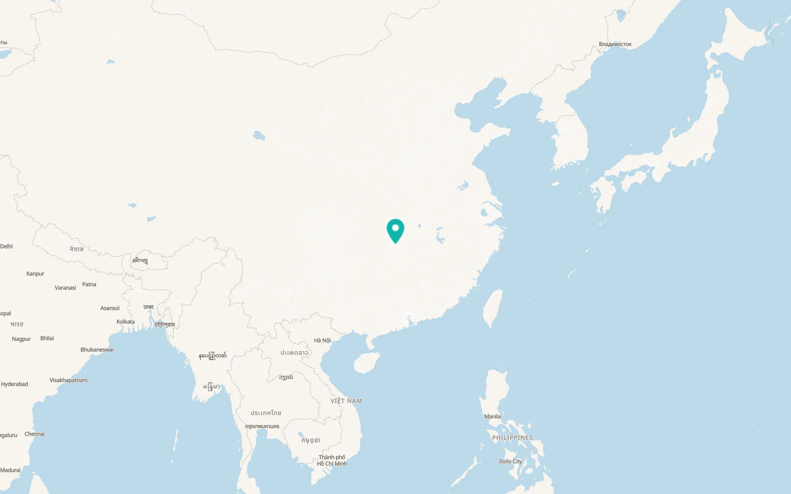 Map of Heshan