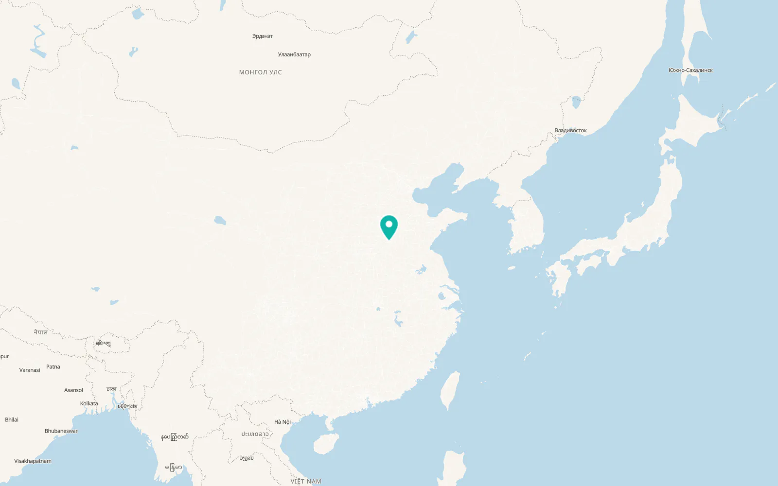 Map of Heze