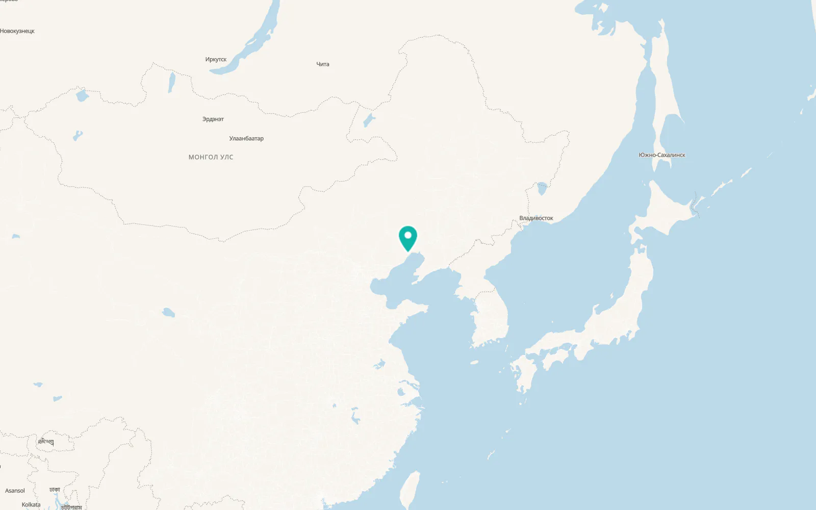 Map of Huludao