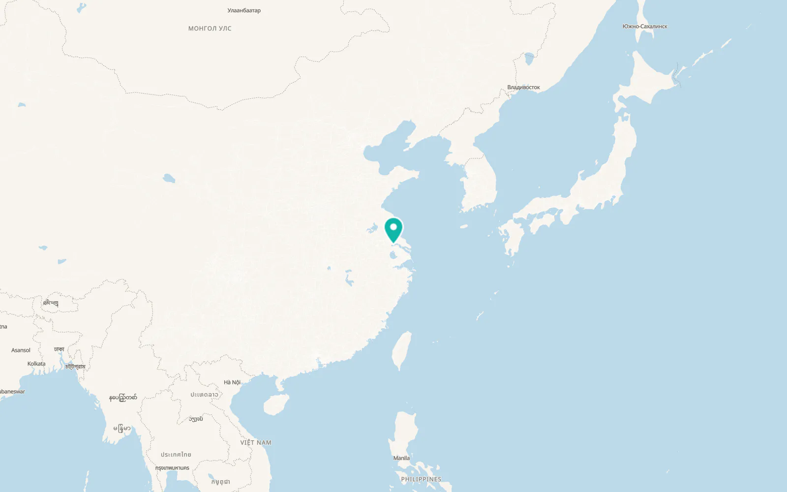 Map of Jiangyin
