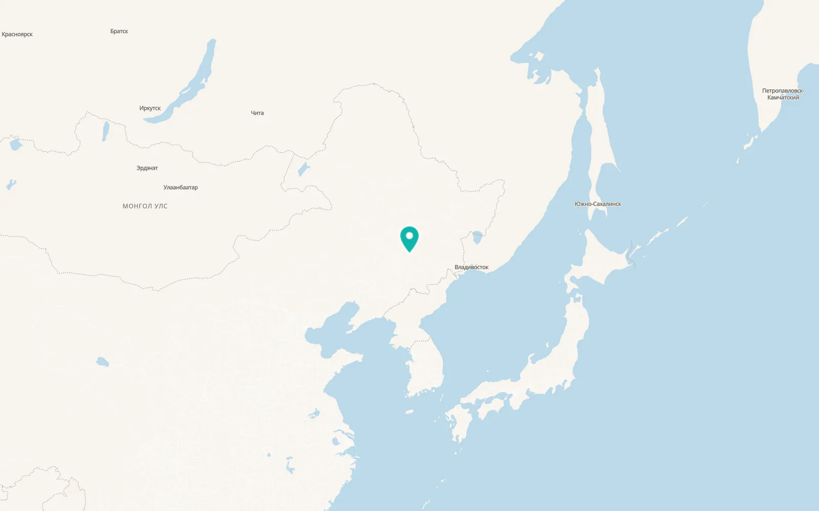 Map of Jilin