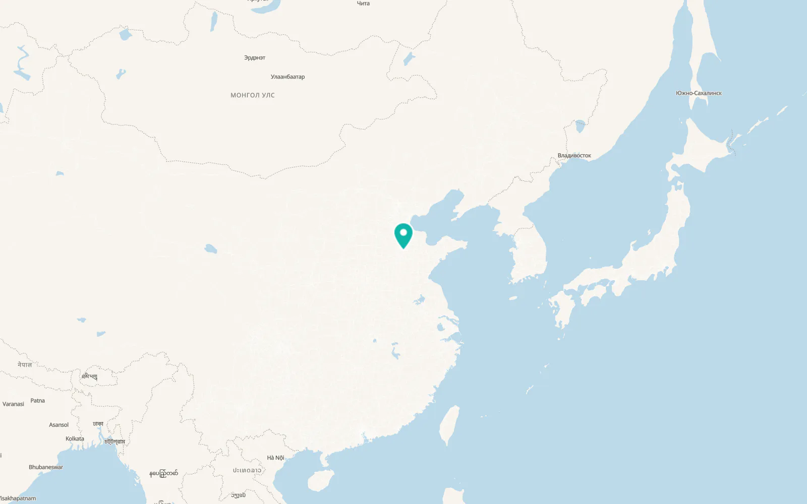 Map of Jinan
