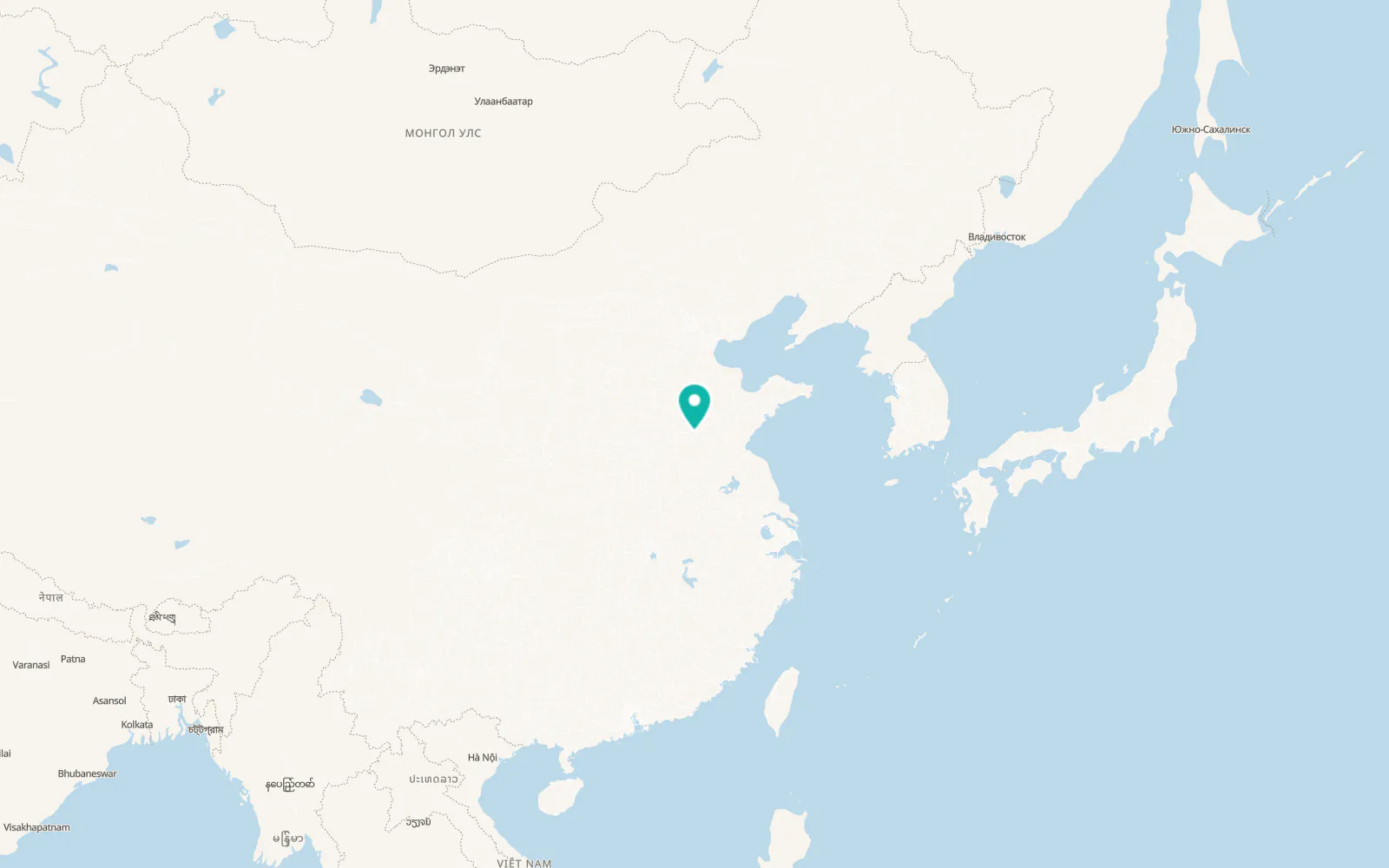 Map of Jining