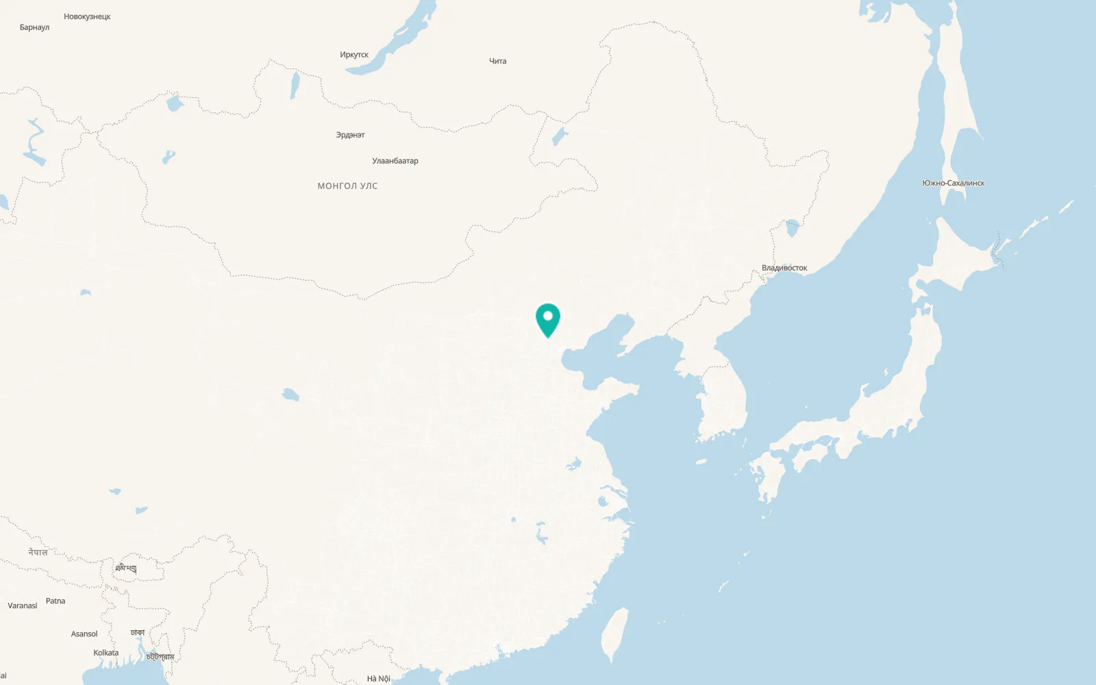 Map of Langfang