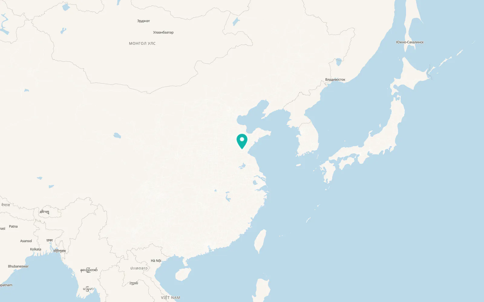 Map of Linyi