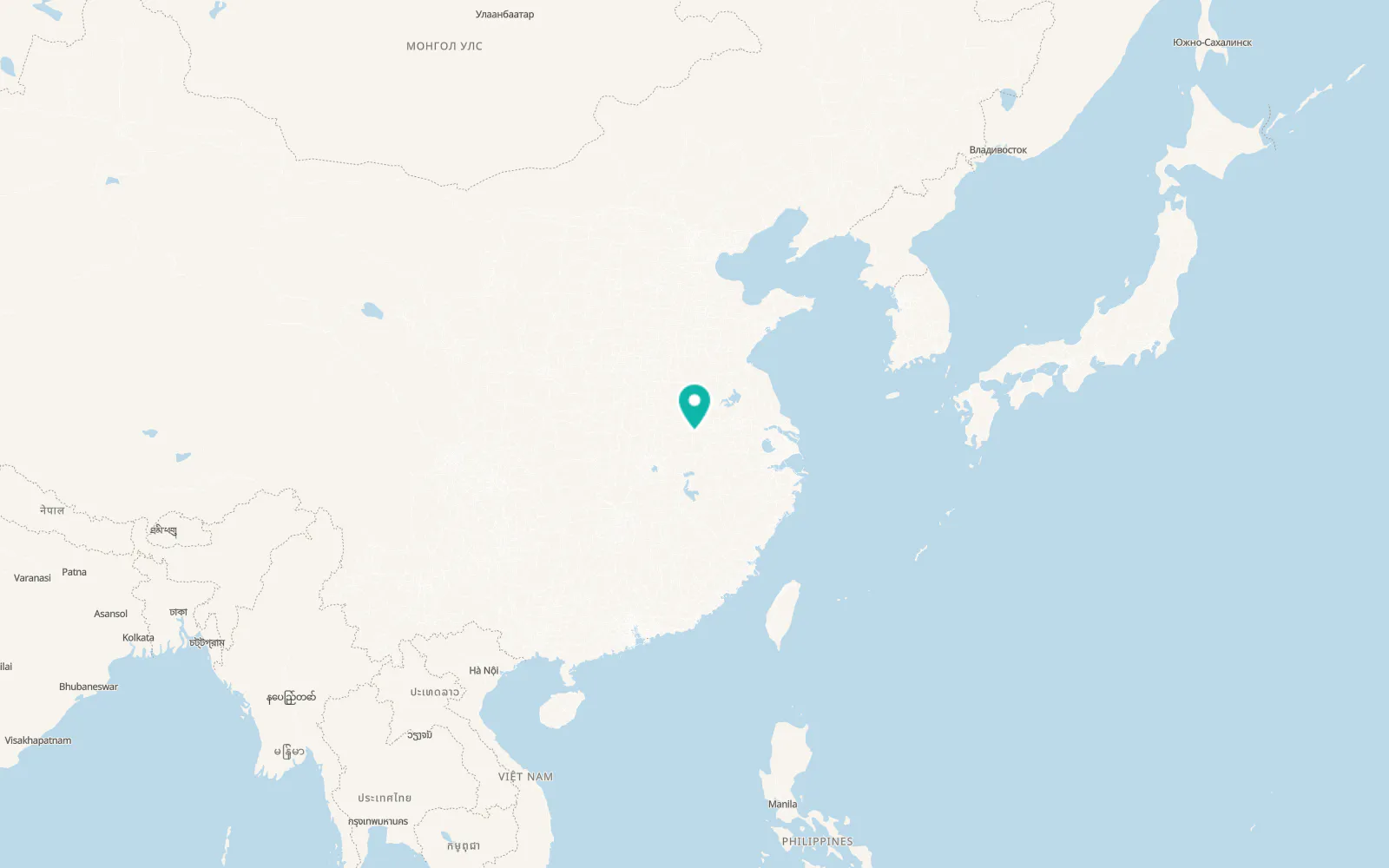 Map of Lu’an