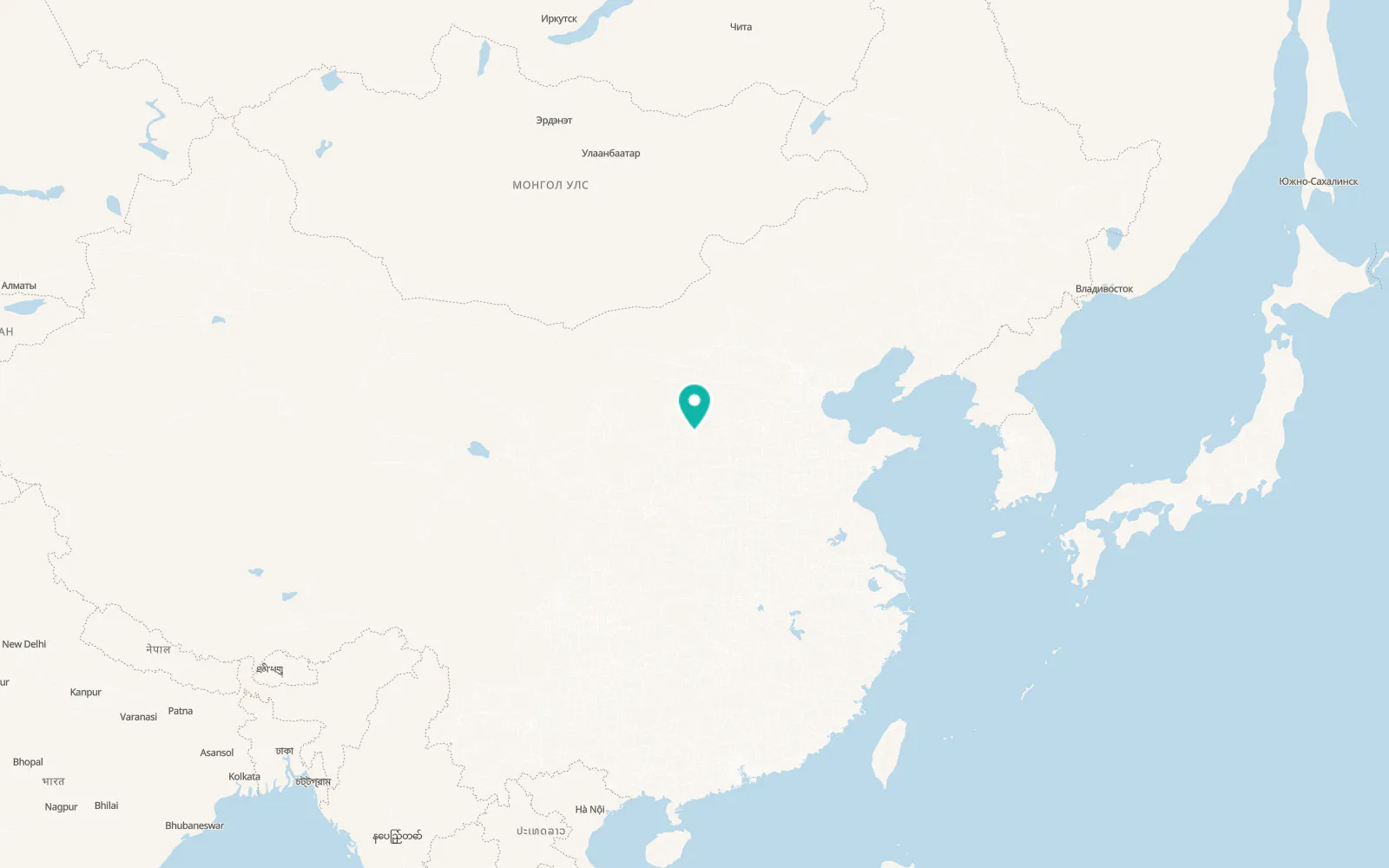 Map of Lüliang