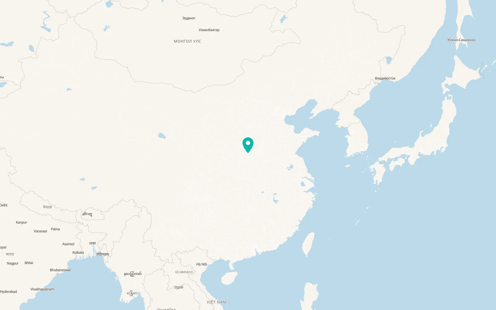 Map of Luoyang