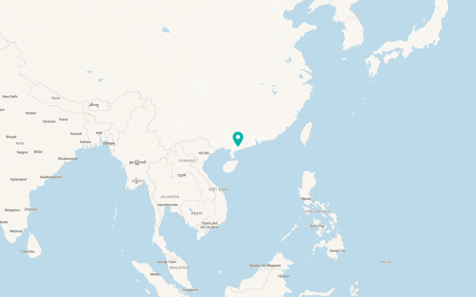 Map of Maoming