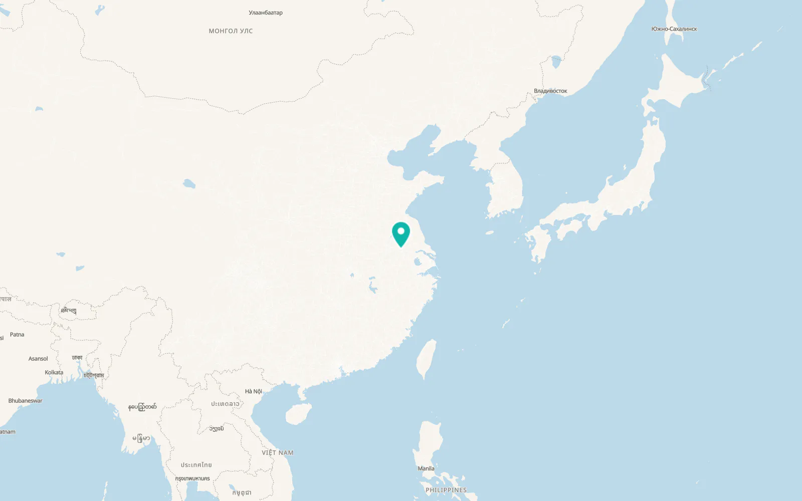 Map of Nanjing