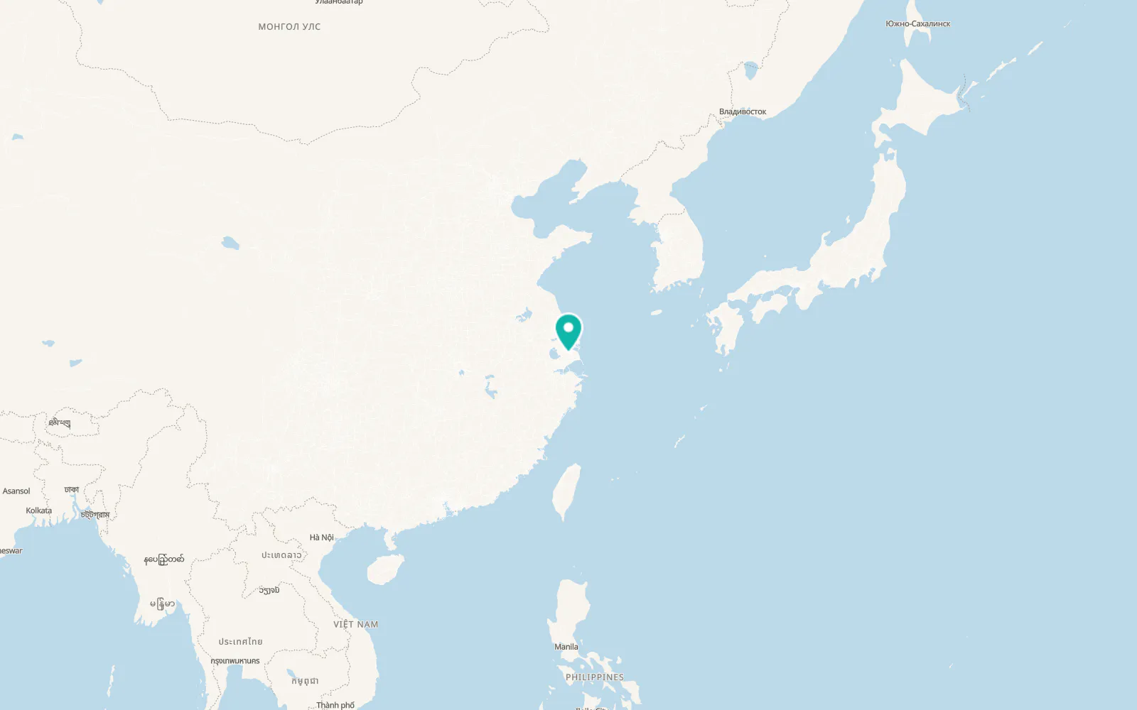 Map of Qingpu