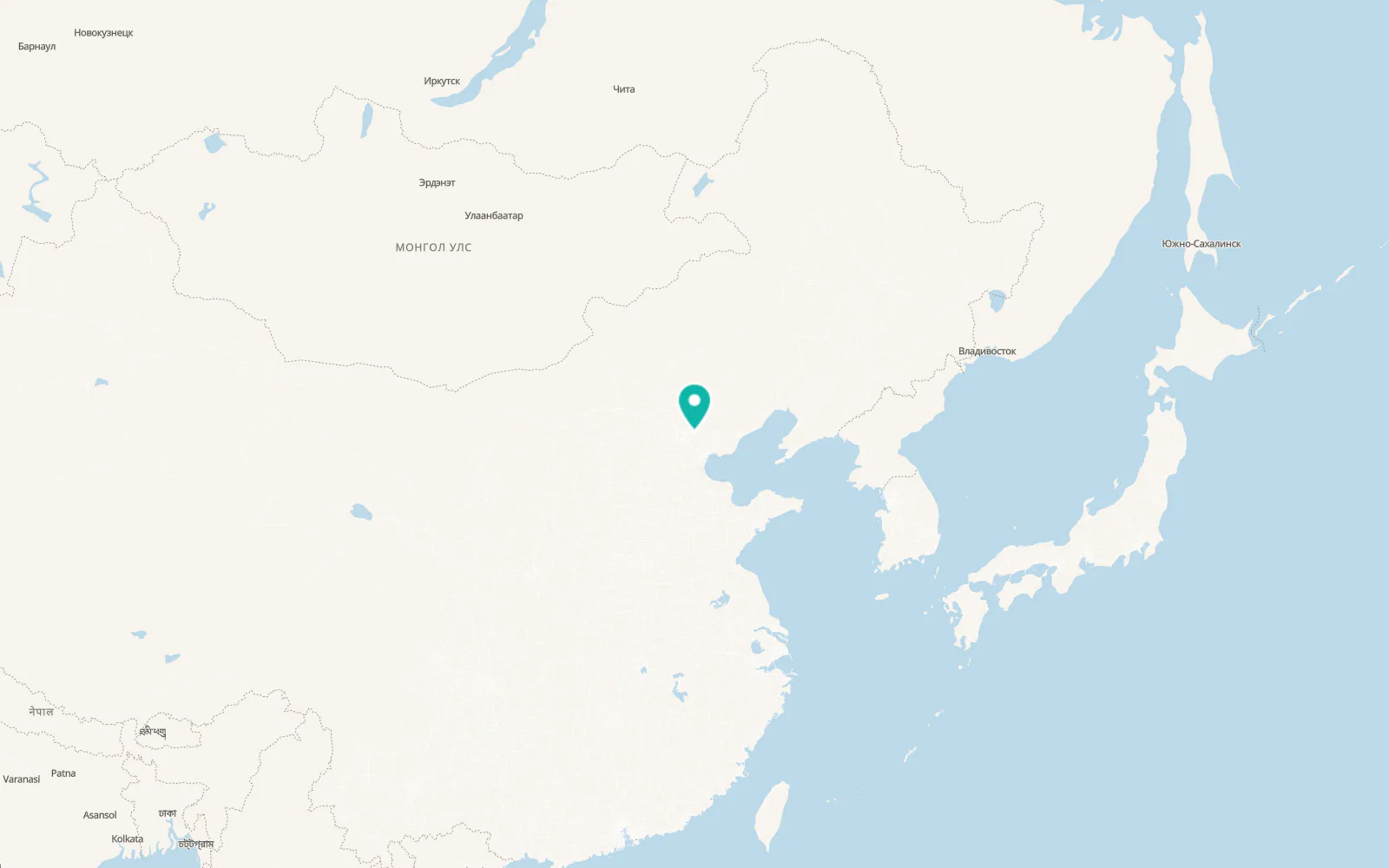 Map of Sanhe