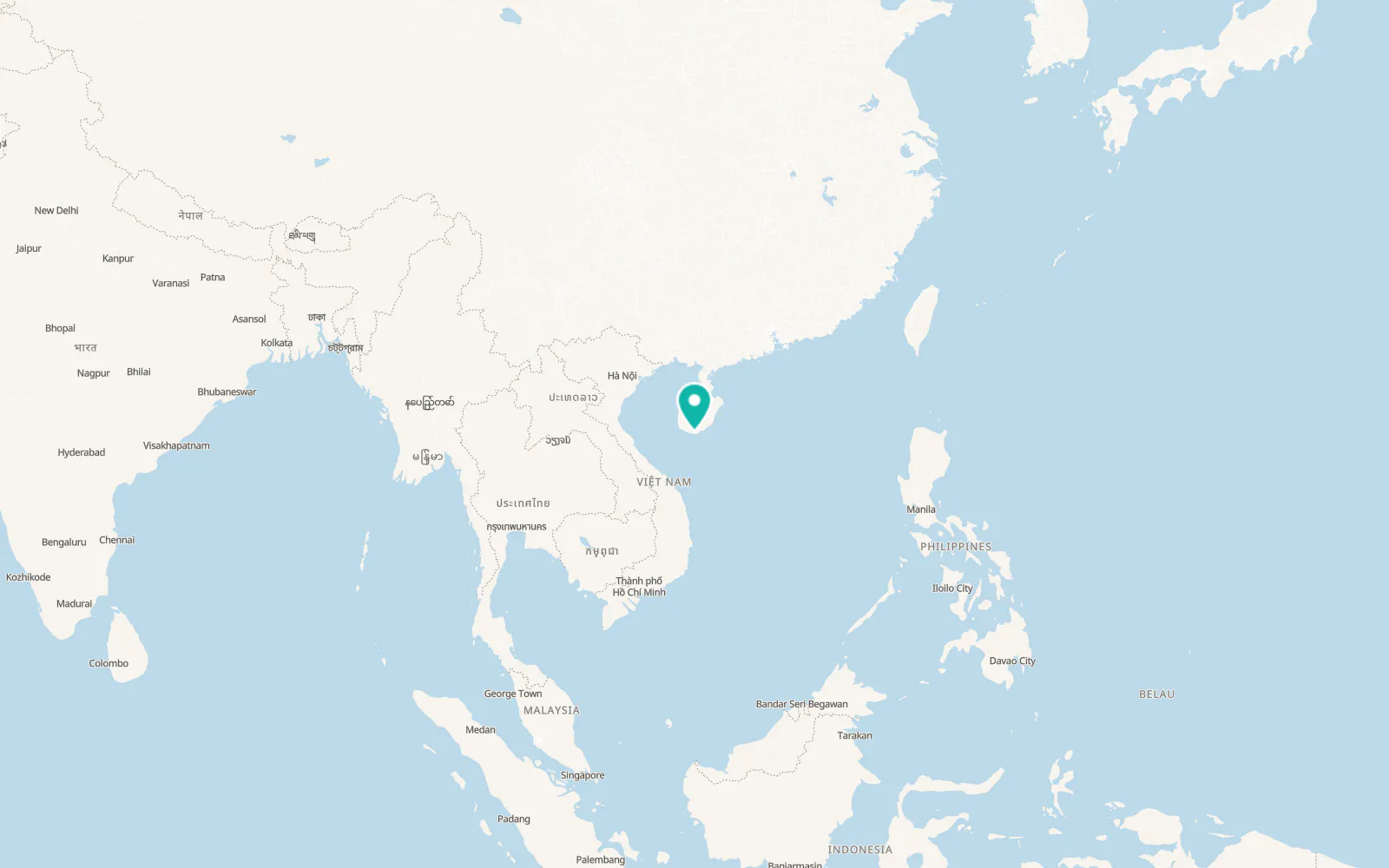 Map of Sanya