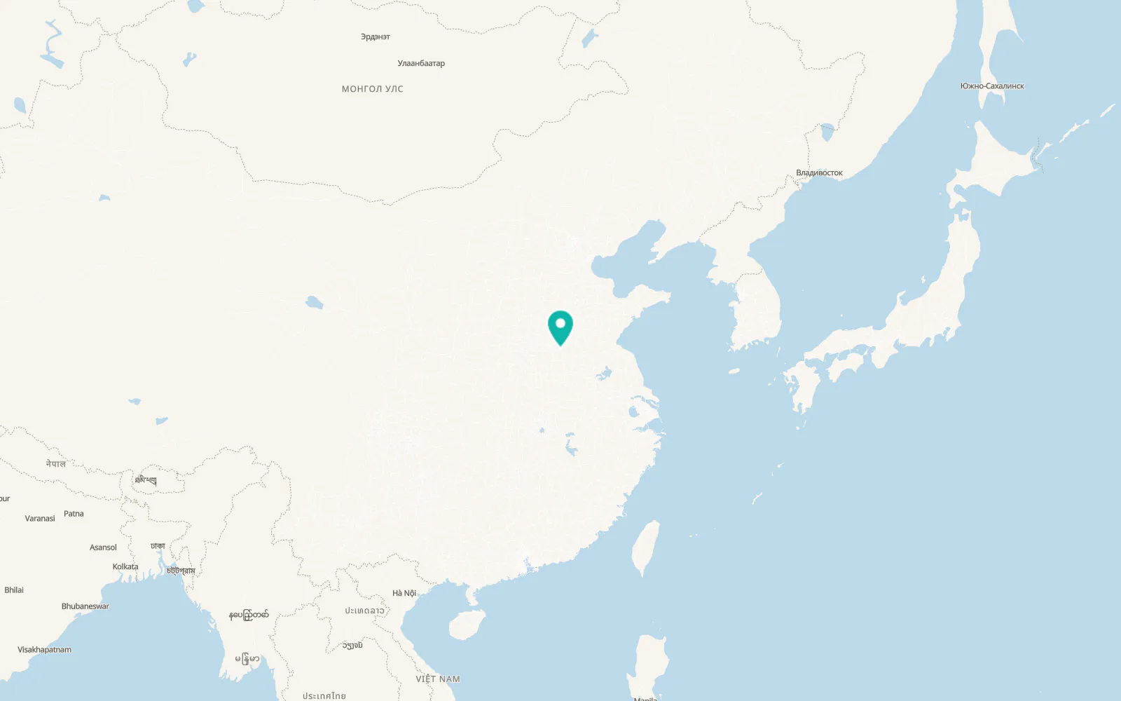 Map of Shangqiu