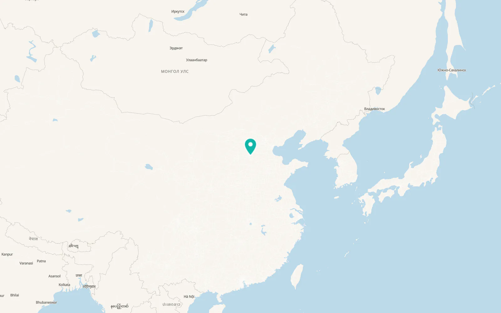 Map of Shijiazhuang