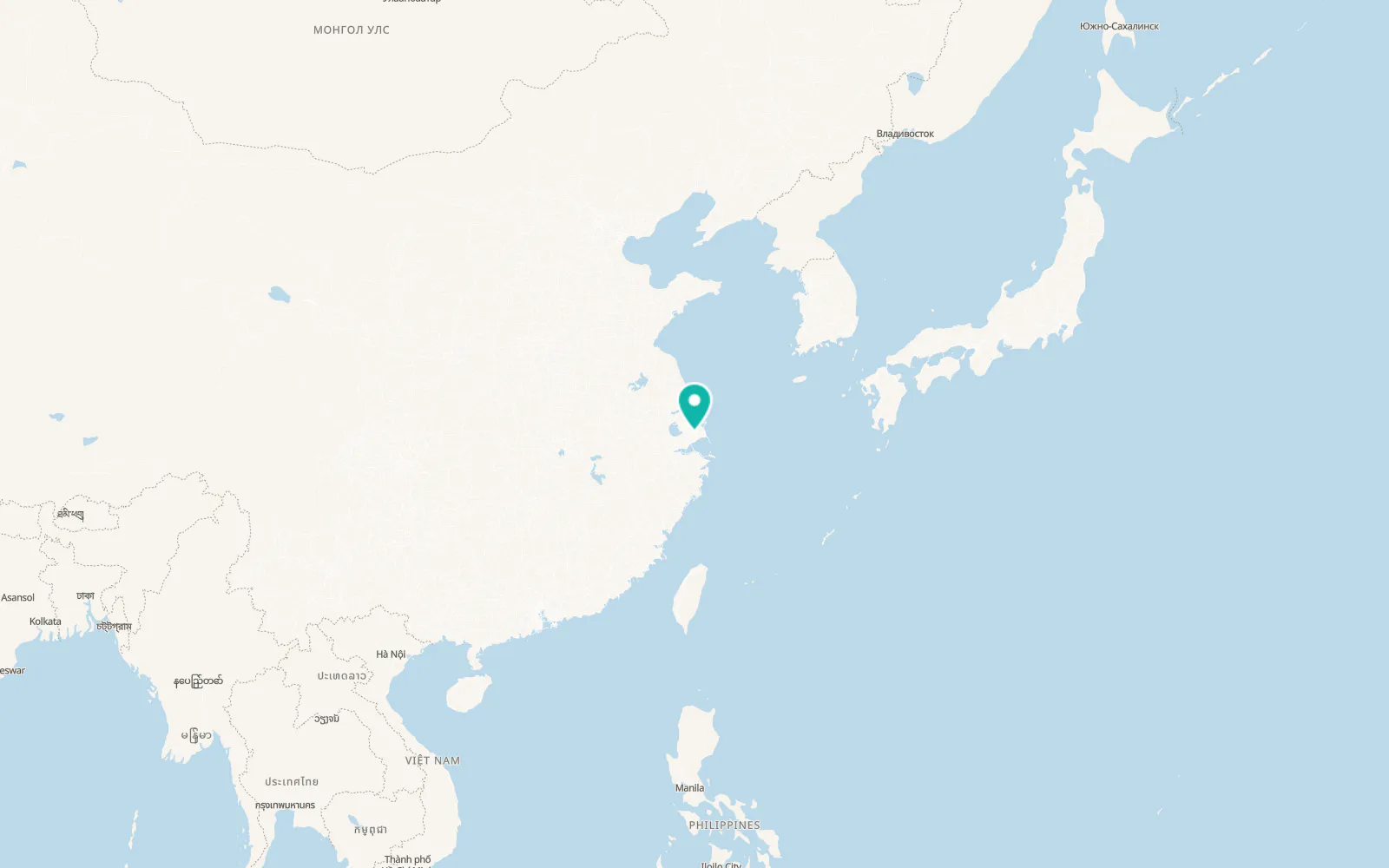 Map of Songjiang