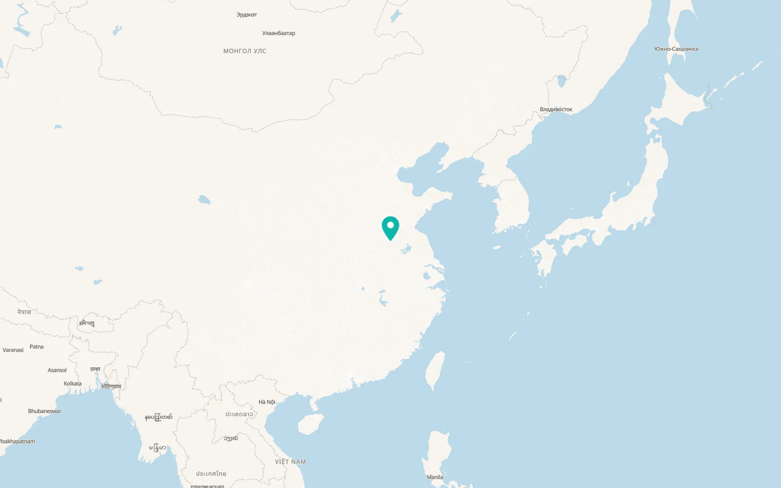 Map of Suzhou