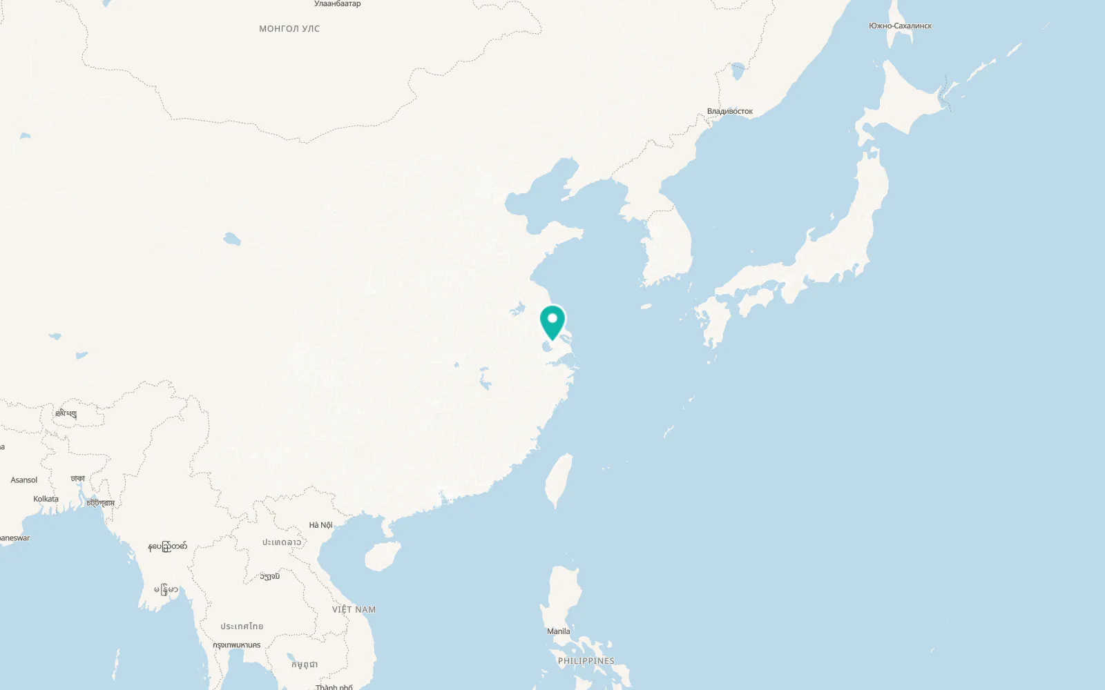 Map of Suzhou