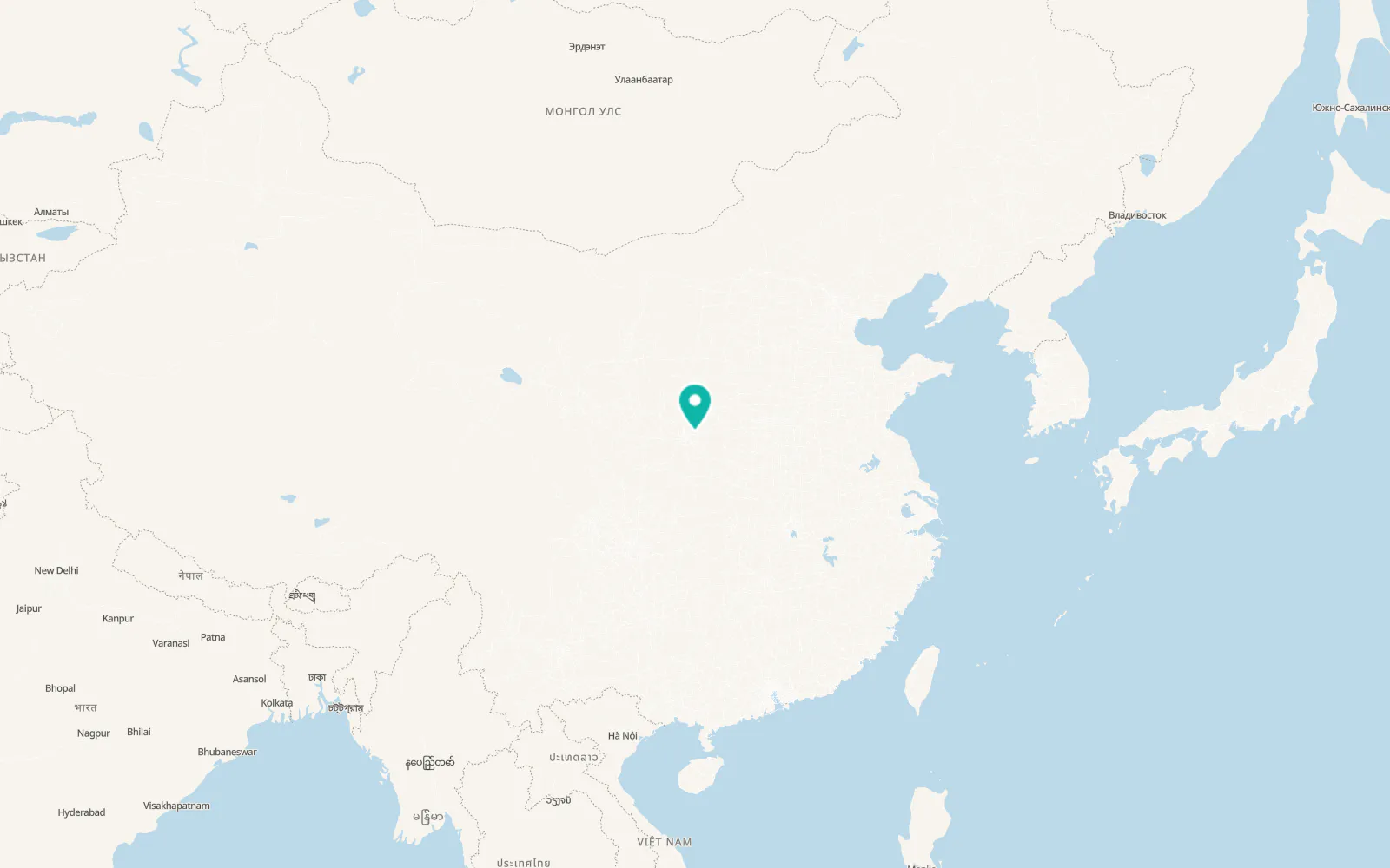Map of Weinan