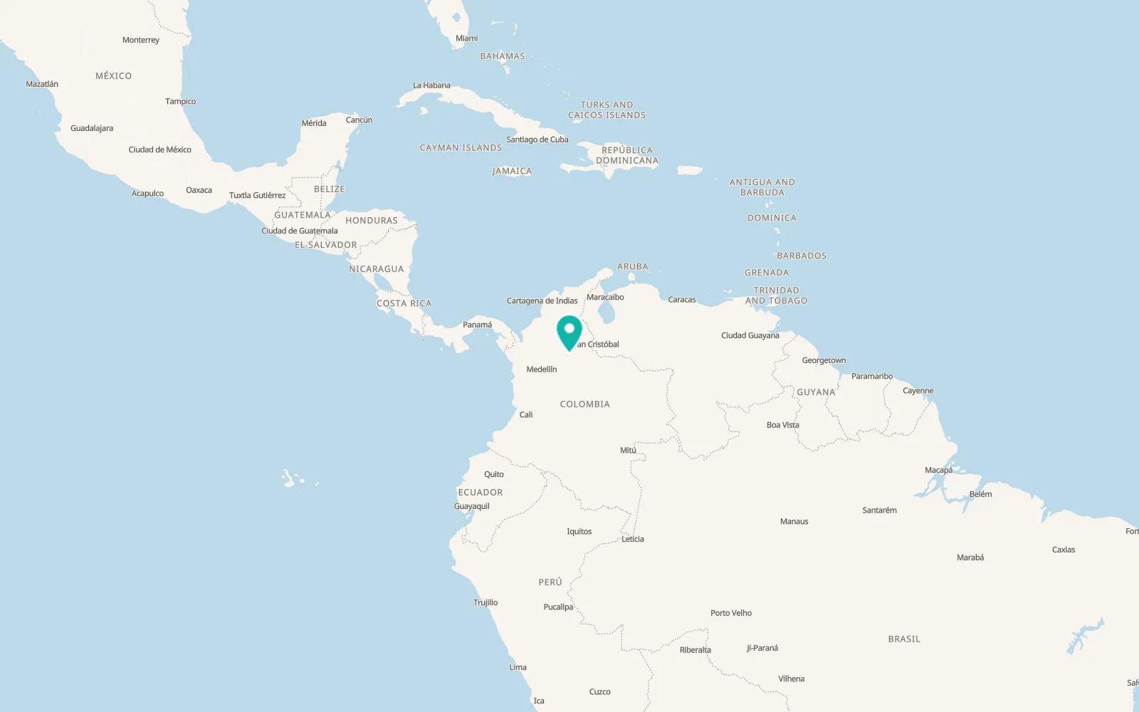 Map of Barrancabermeja