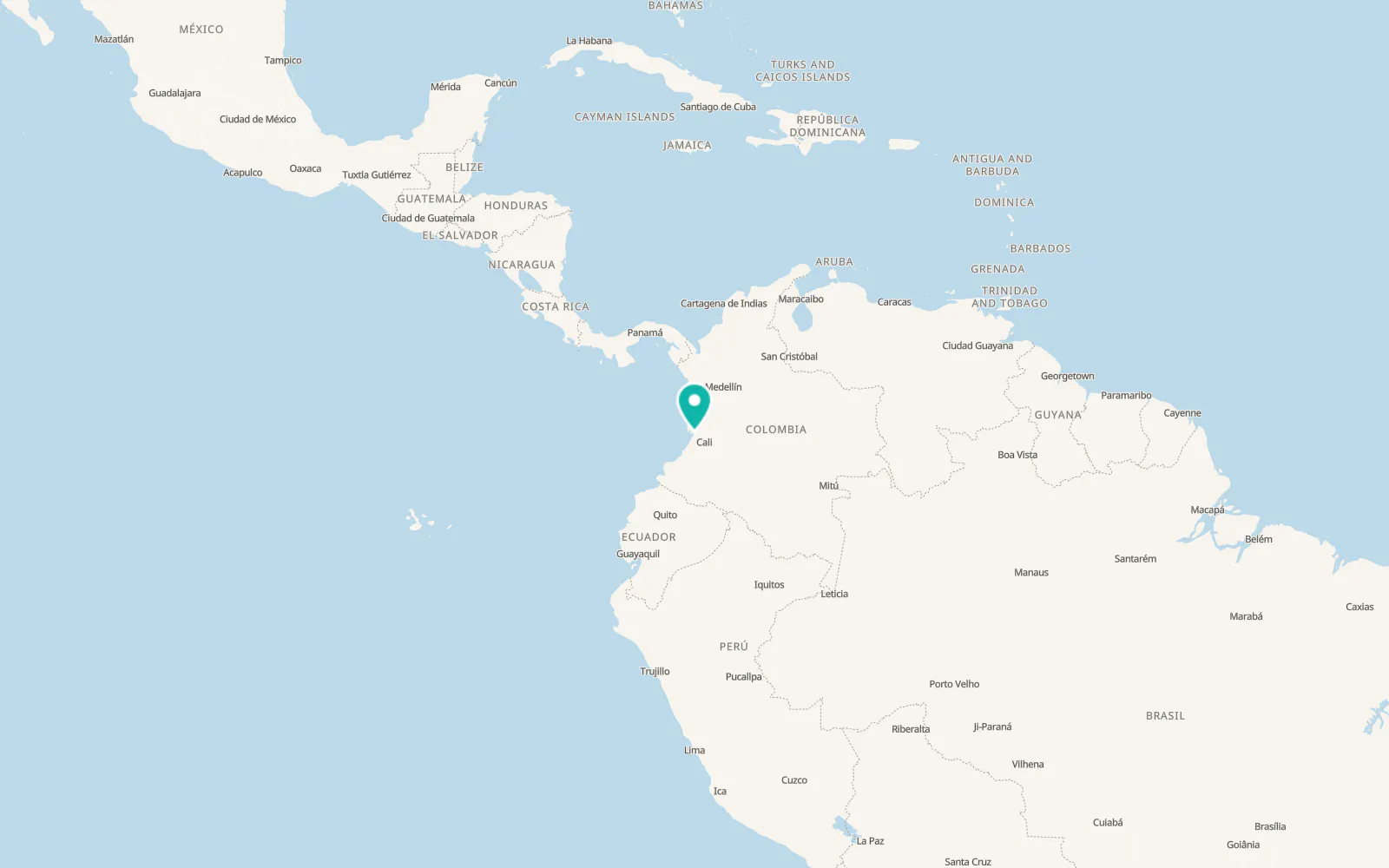 Map of Buenaventura