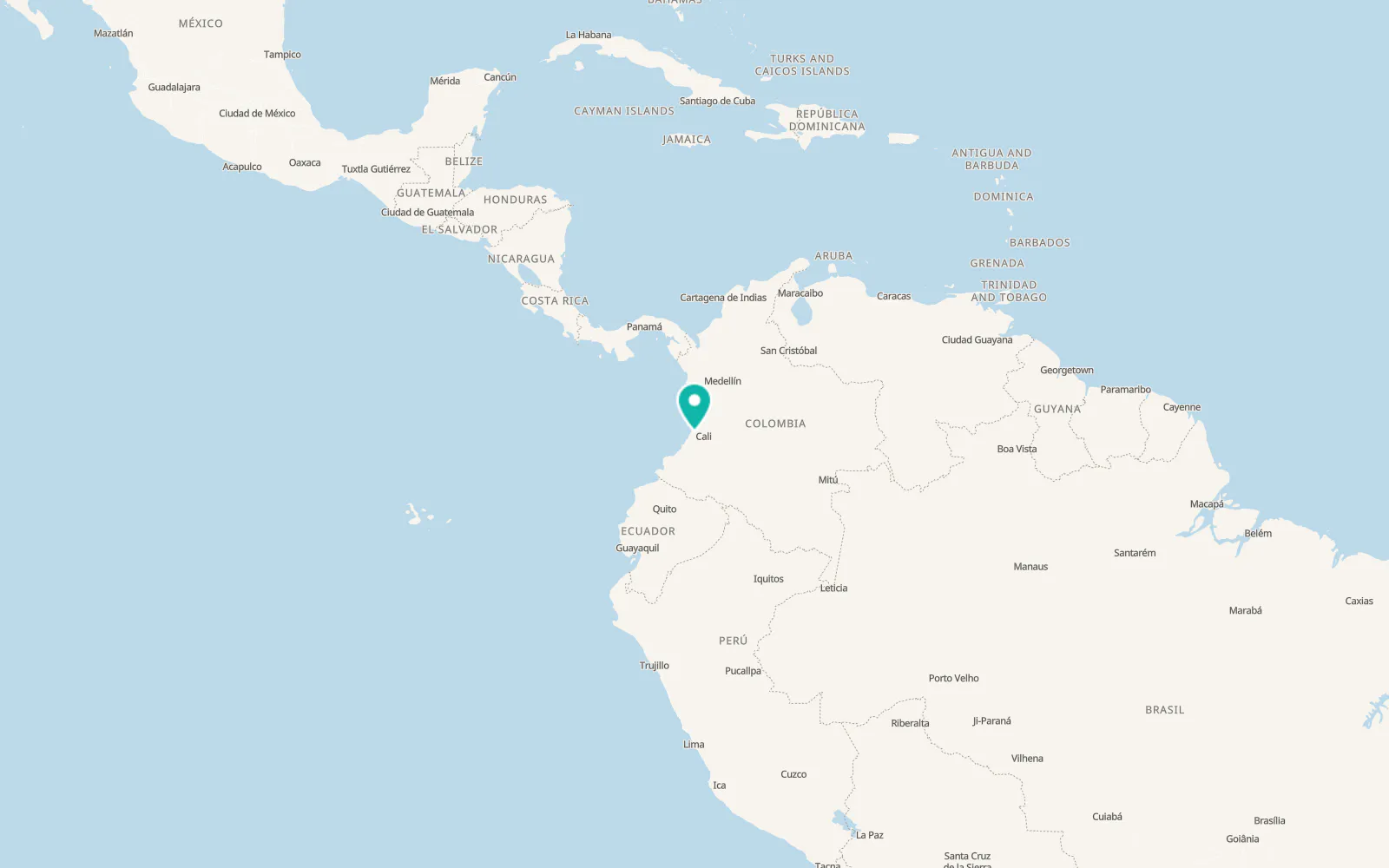 Map of Buenaventura