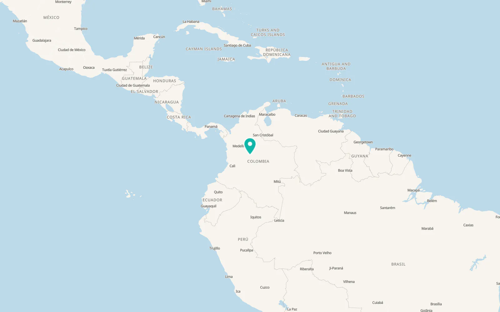 Map of Chía