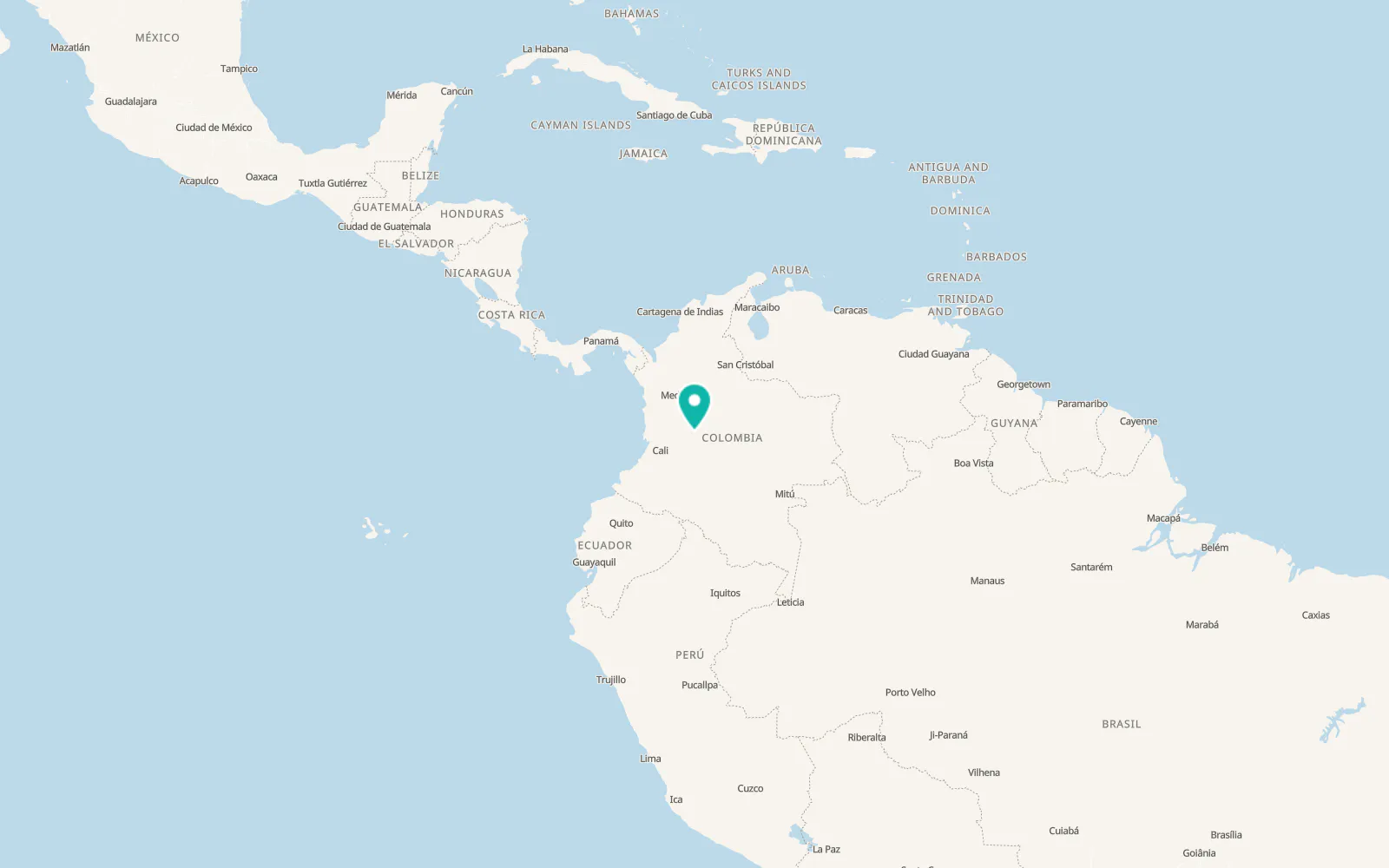 Map of Girardot City