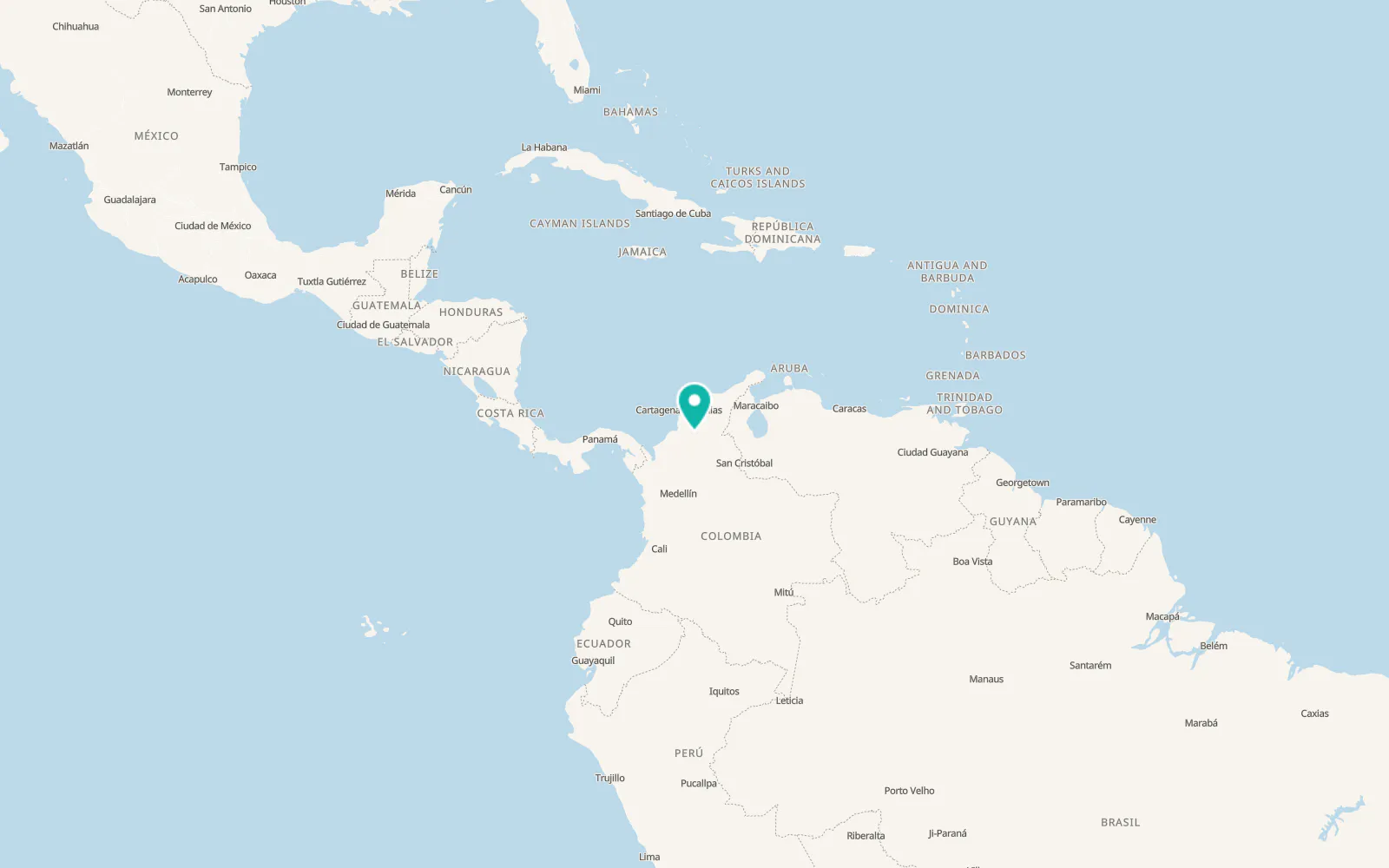 Map of Magangué