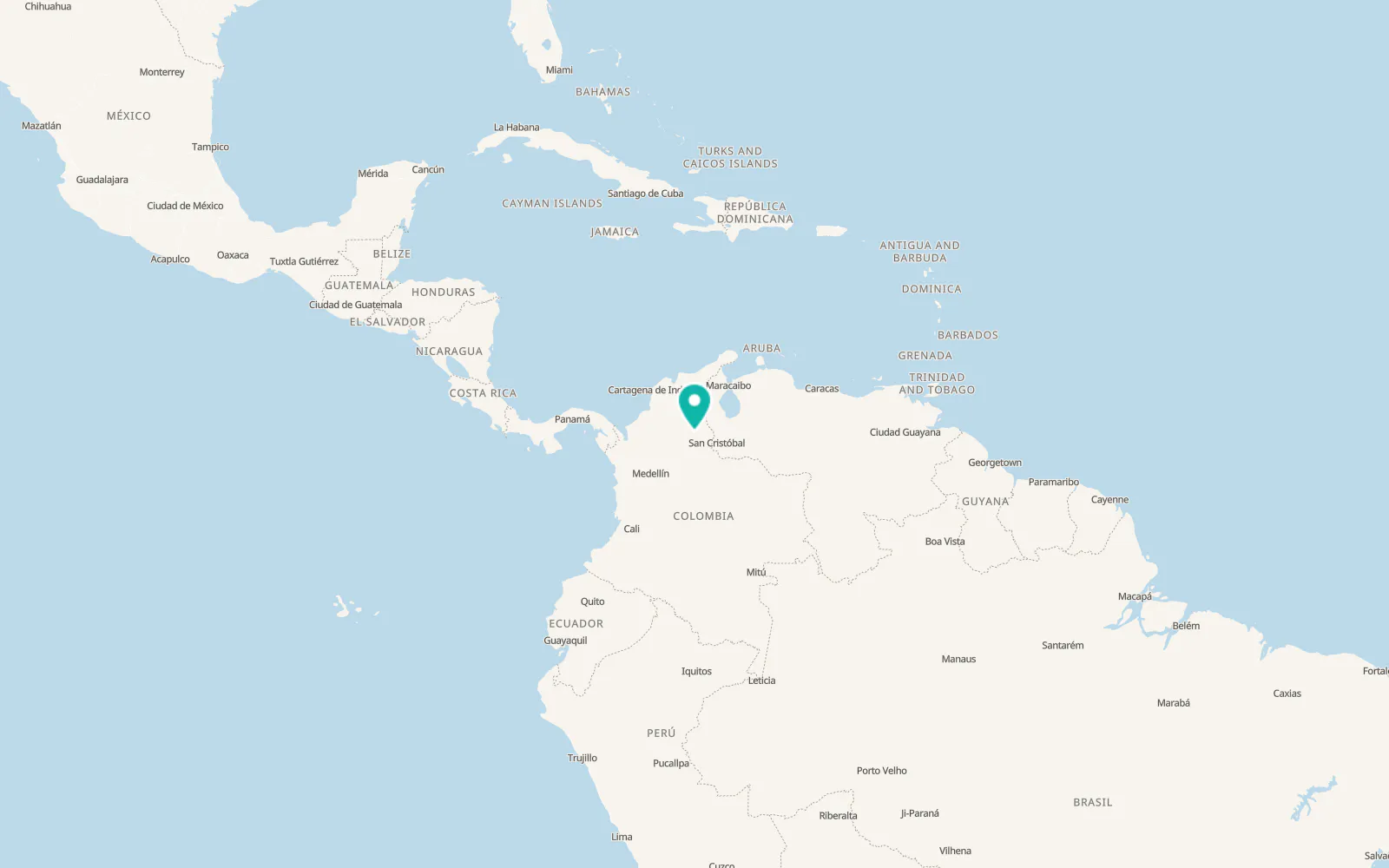 Map of Ocaña