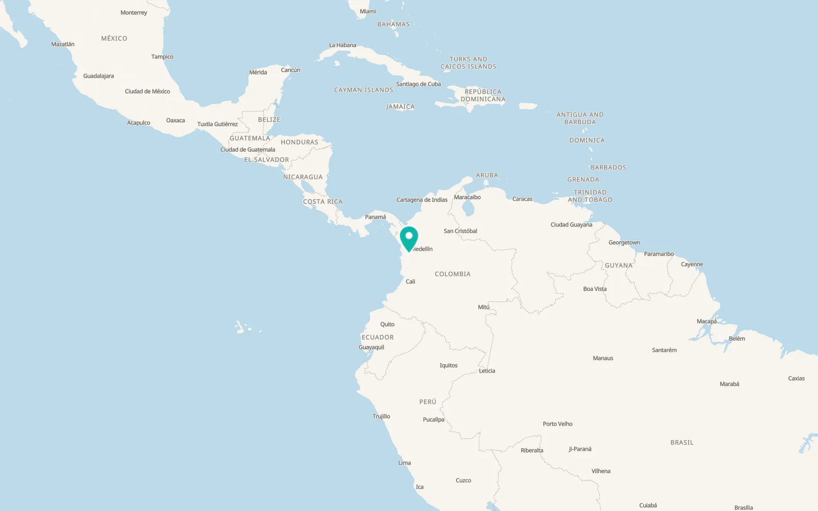 Map of Quibdó