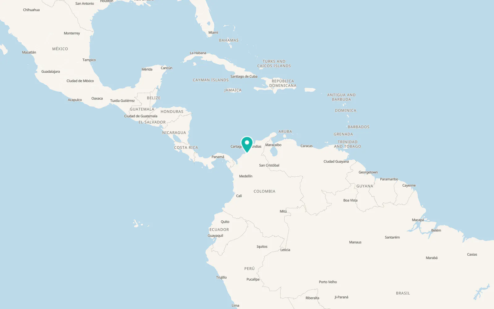 Map of Sincelejo
