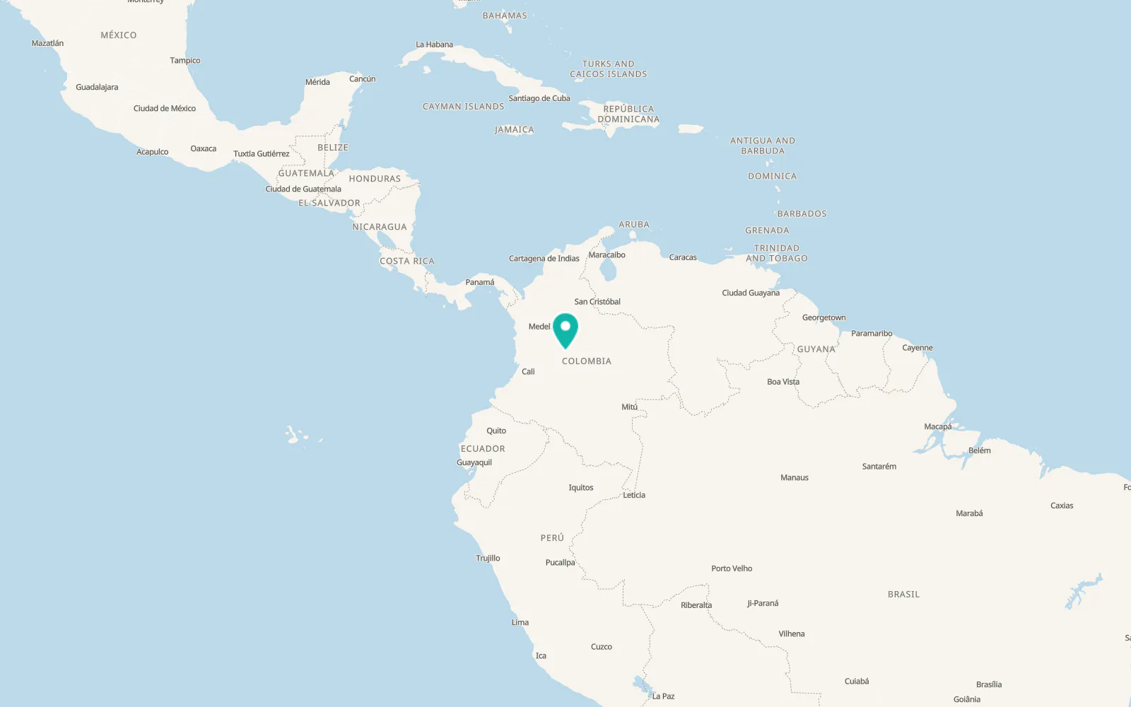 Map of Soacha