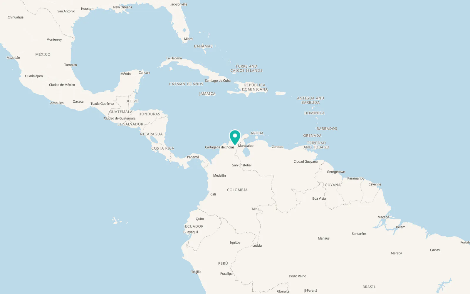 Map of Valledupar