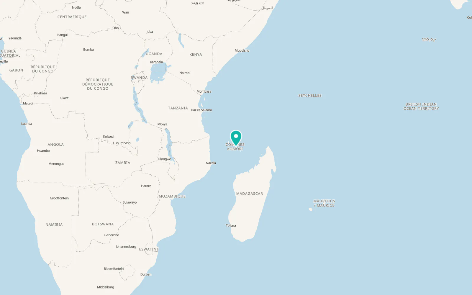 Map of Moya