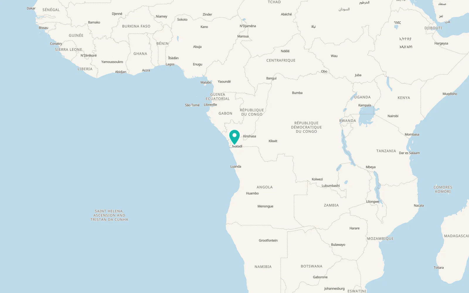 Map of Boma