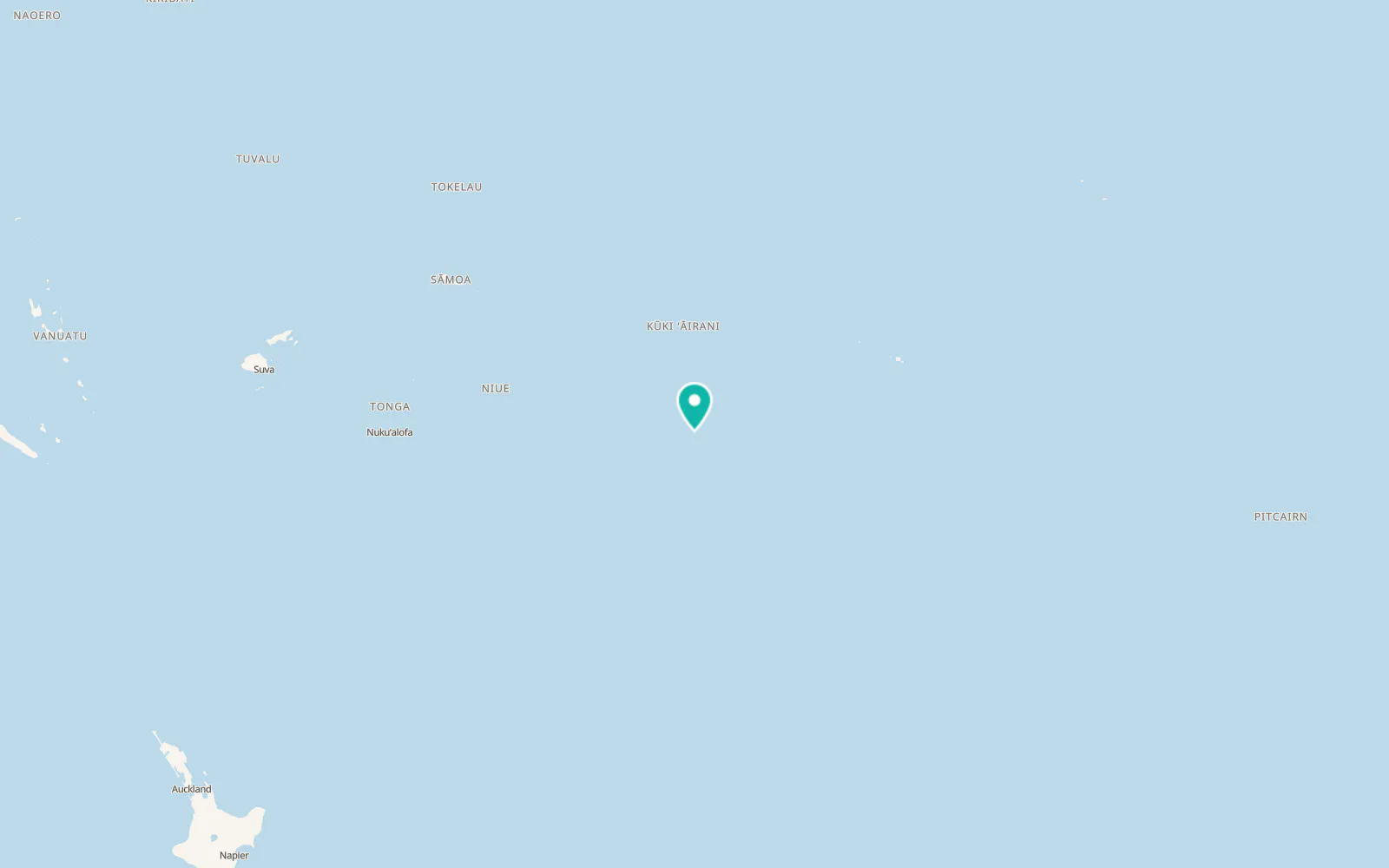 Map of Avarua