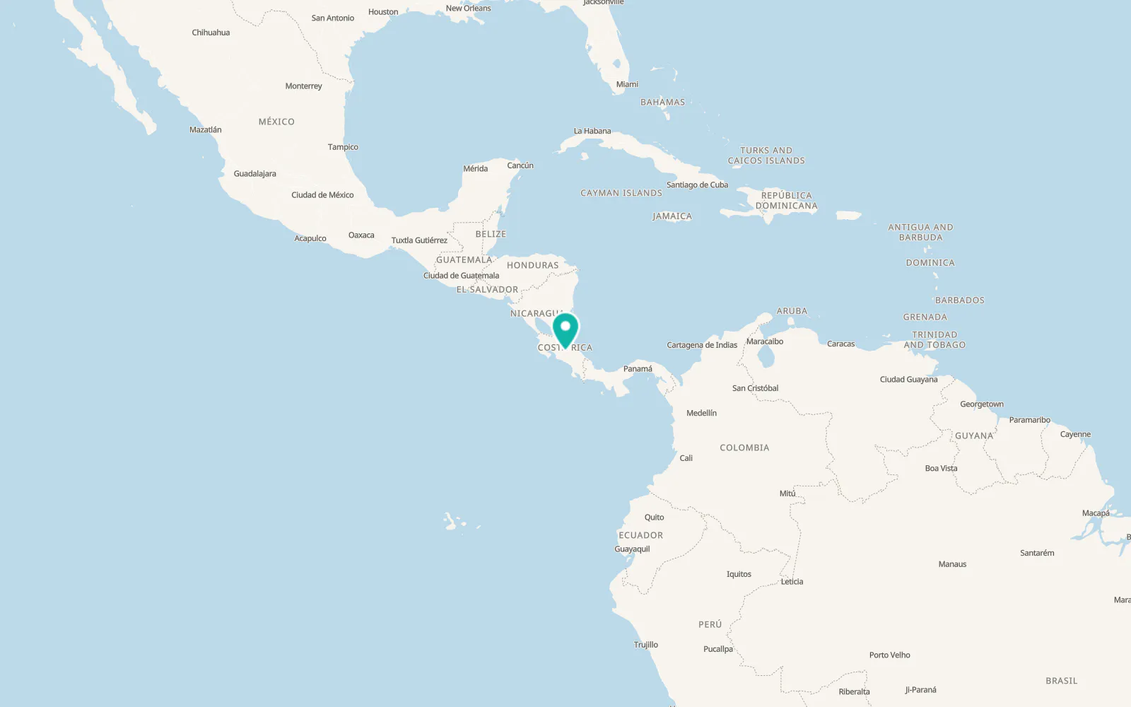 Map of Curridabat